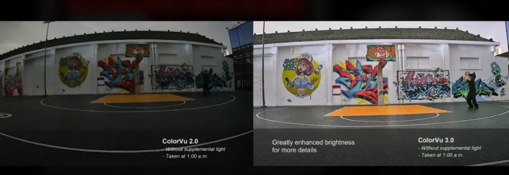ภาพการใช้งานจริงจากกล้อง ColorVu3.0