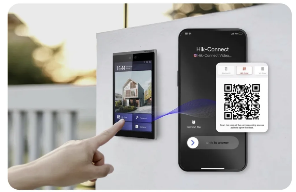 รองรับการใช้งาน Intercom และ QR Code สำหรับแขก